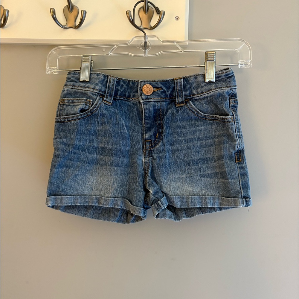 Classic Blue Denim Girl’s Shorts